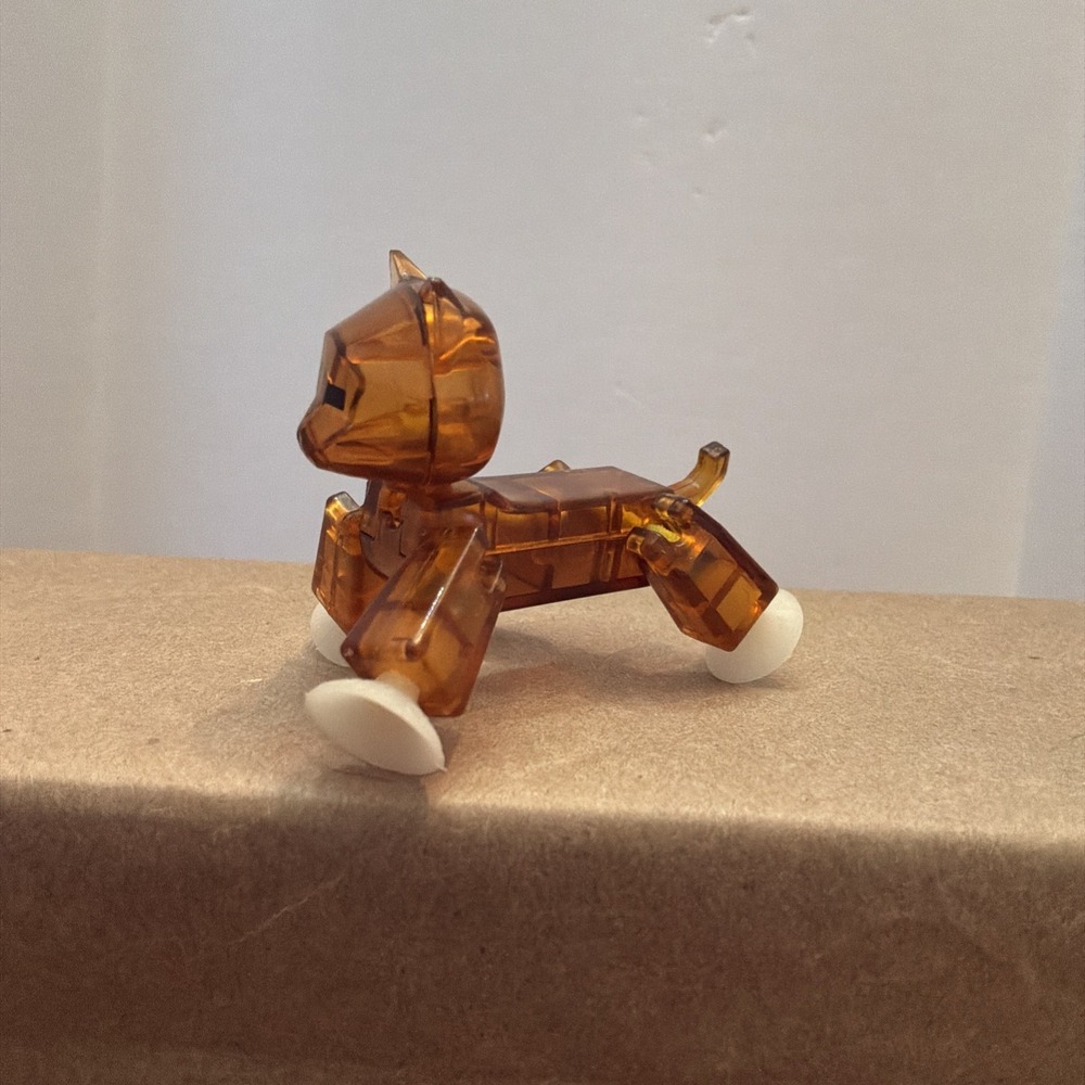 Stikbot ROBOT Stop Motion Animation ACTION FIGURE TOY‎ Clear Amber mini figure